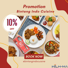 Load image into Gallery viewer, Bintang Indo Cuisine Voucher